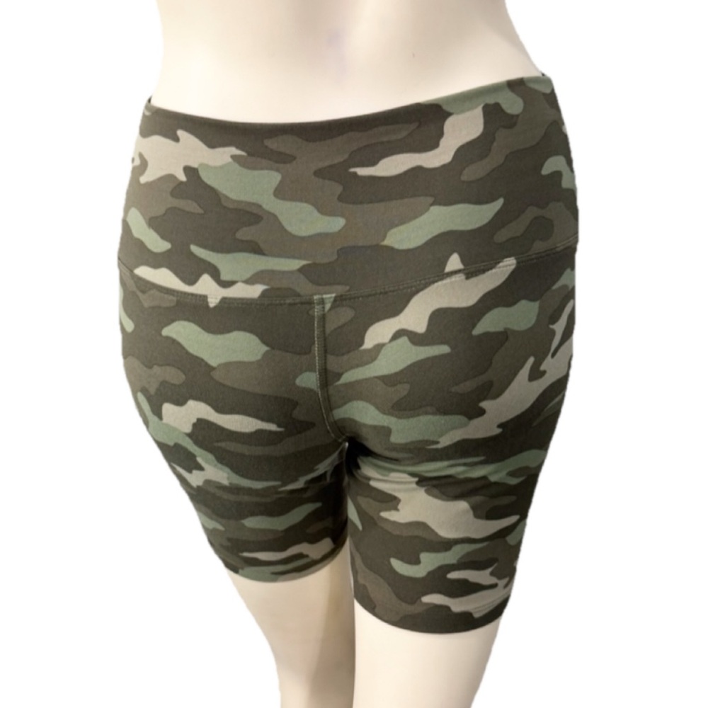 Victoria’s Secret PINK Ultimate High Waist Bike Shorts Camo Green Women’s Size S - Picture 2 of 9